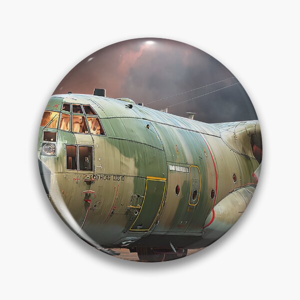 Artikelvorschau, Klassische C130 Hercules rollt zum Start entworfen und verkauft von Skyframe Aviation.