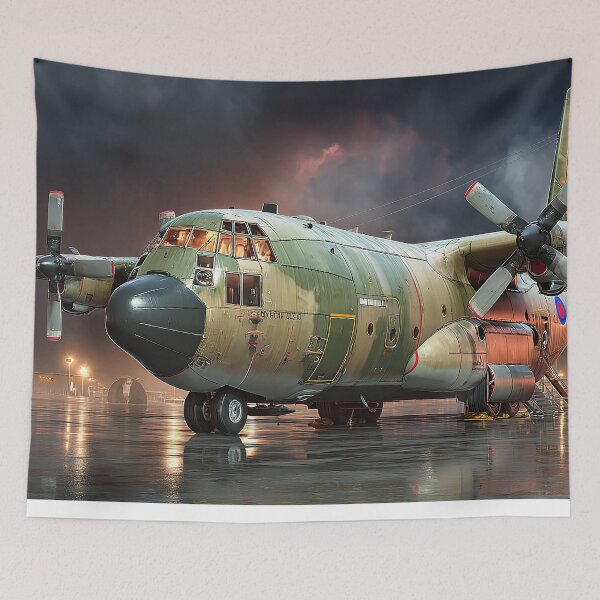 Item preview, Classic C130 Hercules Taxiing for Takeoff designed and sold by Skyframe Aviation.