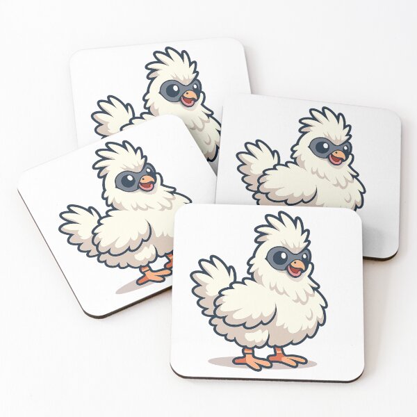 Item preview, Cute Silkie Chicken Cartoon designed and sold by TrieuArt.