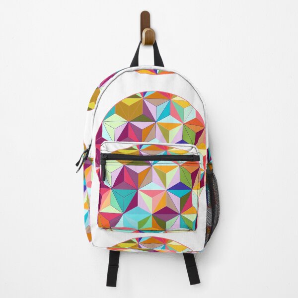 Item preview, Vibrant Isometric Triangles, Cubes and Hexagons Mandala designed and sold by Sara Gans.