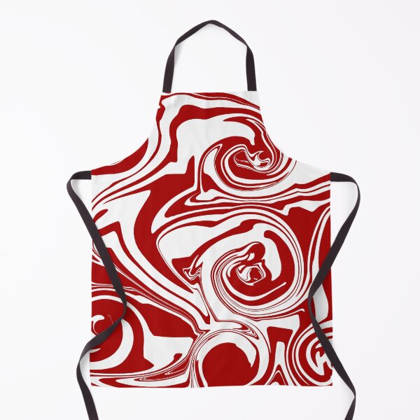 Item preview, Spill in Red and White retro, marble swirl designed and sold by LAEC-Shop.