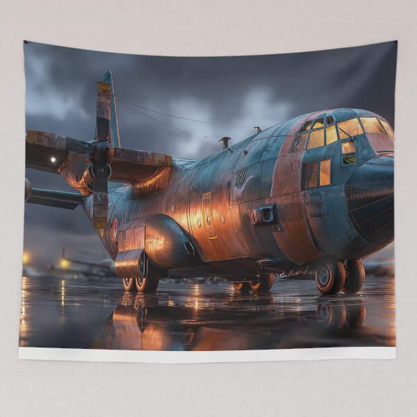 Item preview, Powerful Hercules C130 On the Runway designed and sold by Skyframe Aviation.