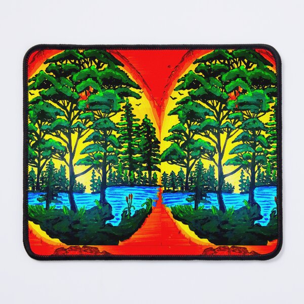 Item preview, Forest Scene On Wood designed and sold by Chad's Fresh Art.