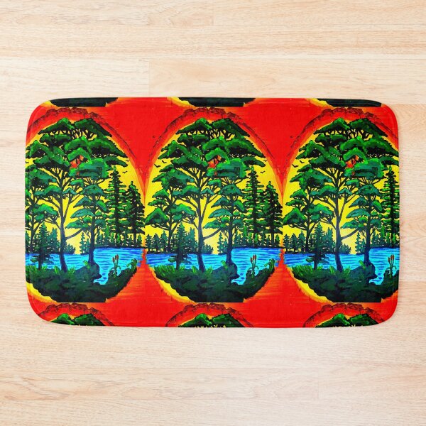 Item preview, Forest Scene On Wood designed and sold by Chad's Fresh Art.