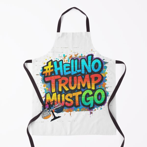 Item preview, Scales Of Injustice - Hell No Trump Must Go designed and sold by WheelieGdArt.