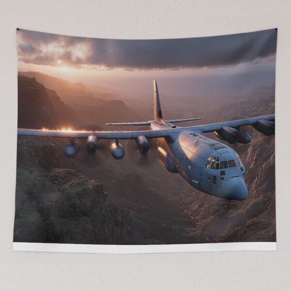 Item preview, Lockheed Hercules C130 Over Snowdonia designed and sold by Skyframe Aviation.