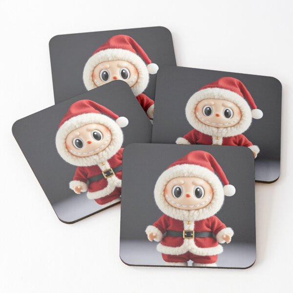 Item preview, Santa Claus Labubu the cutest monster santa ever designed and sold by EmeraldeaDesign.