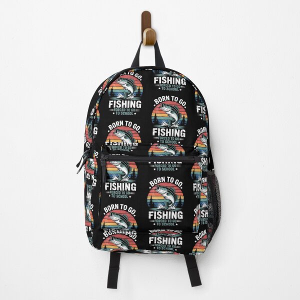 Item preview, Born to Go Fishing Forced to Go to School designed and sold by Gogetgiggles.
