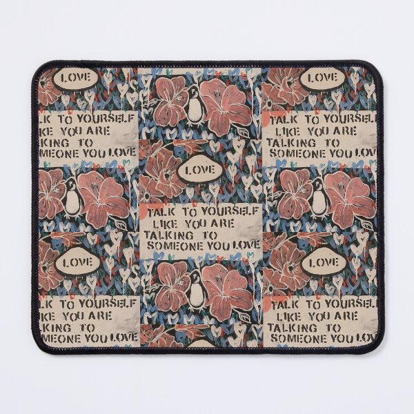Item preview, Penguin Book Cover -Talk To Yourself Like You Are Talking To Someone You Love designed and sold by LeahJustyceArt.