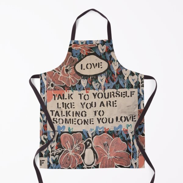 Item preview, Penguin Book Cover -Talk To Yourself Like You Are Talking To Someone You Love designed and sold by LeahJustyceArt.