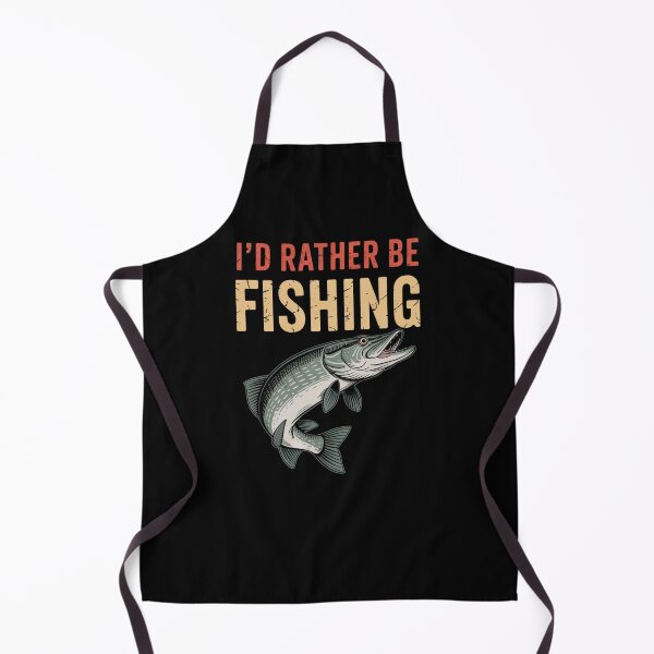 Item preview, I'd Rather Be Fishing - Vintage Bass Fish Design for Fishing Enthusiasts designed and sold by Gogetgiggles.