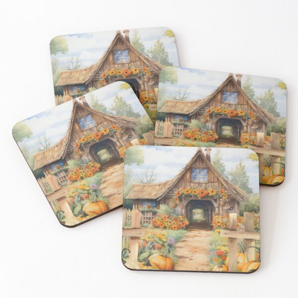 Item preview, Autumn Farm House designed and sold by lifeintoart.