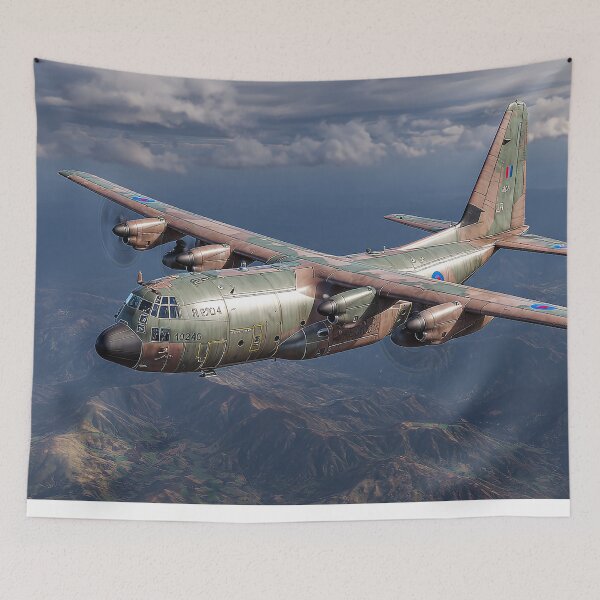 Item preview, Lockheed C130 Hercules Above the Airbase designed and sold by Skyframe Aviation.