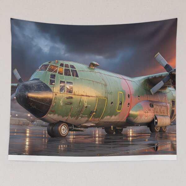 Item preview, Lockheed C130 Hercules On a Training Mission designed and sold by Skyframe Aviation.