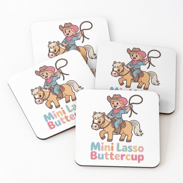 Item preview, Mini Lasso Buttercup Cute Cowboy Horse Kid designed and sold by chattsuede.