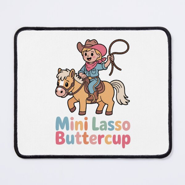 Item preview, Mini Lasso Buttercup Cute Cowboy Horse Kid designed and sold by chattsuede.