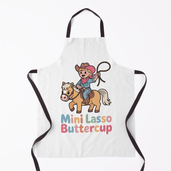 Item preview, Mini Lasso Buttercup Cute Cowboy Horse Kid designed and sold by chattsuede.