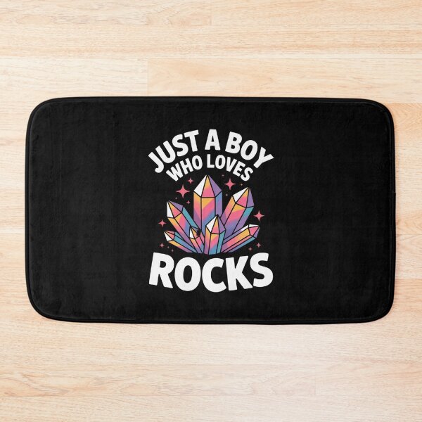 Item preview, Just A Boy Who Loves Rocks Cool Crystal Design designed and sold by Gogetgiggles.