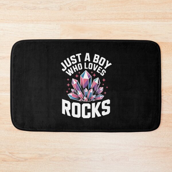 Item preview, Just A Boy Who Loves Rocks Cool Crystal Design designed and sold by Gogetgiggles.