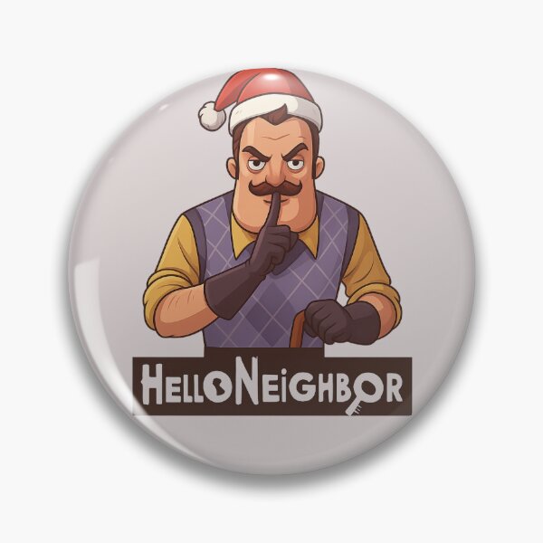 Item preview, Hello Neighbor Christmas Fan Art designed and sold by Meandmyshop.