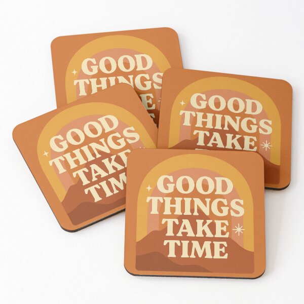 Item preview, Good Things Take Time Vintage Vibes Mountain Colorful designed and sold by Travelcases.