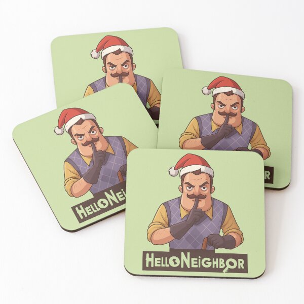 Item preview, Hello Neighbor Christmas Fan Art designed and sold by Meandmyshop.