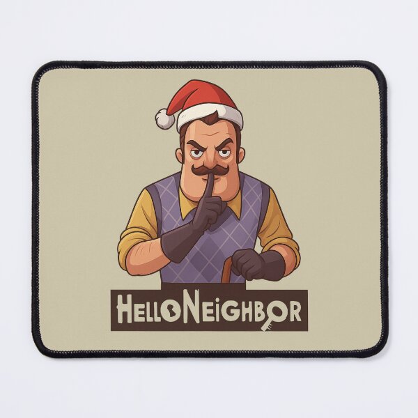 Item preview, Hello Neighbor Christmas Fan Art designed and sold by Meandmyshop.