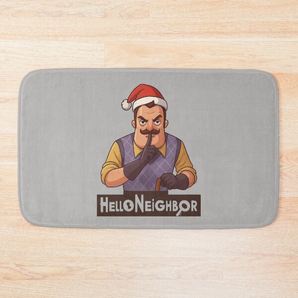 Item preview, Hello Neighbor Christmas Fan Art designed and sold by Meandmyshop.