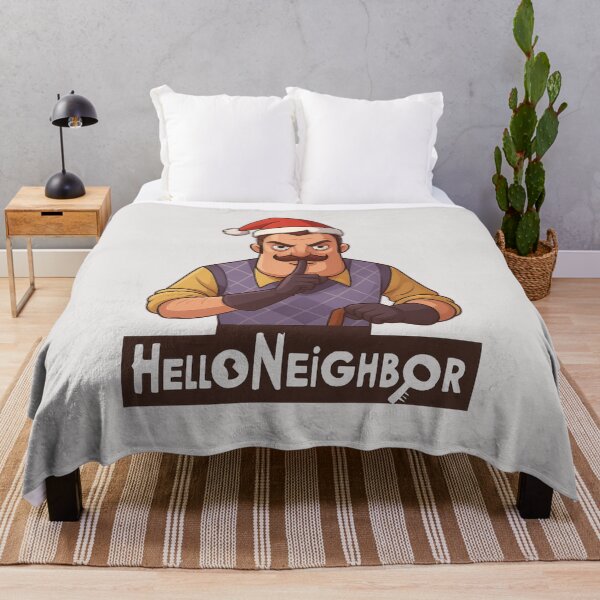 Item preview, Hello Neighbor Christmas Fan Art designed and sold by Meandmyshop.
