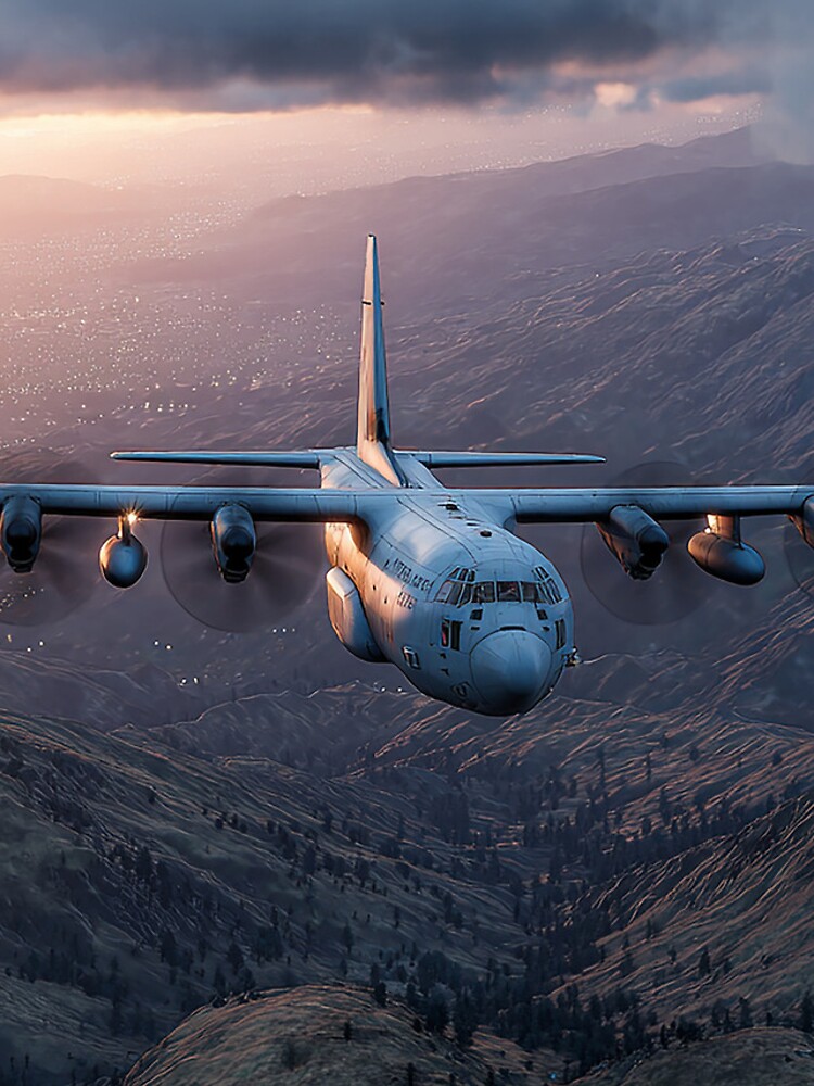 Thumbnail 4 of 4, iPhone Case, Reliable Lockheed Hercules C130 In the Distance designed and sold by Start-Aviation.