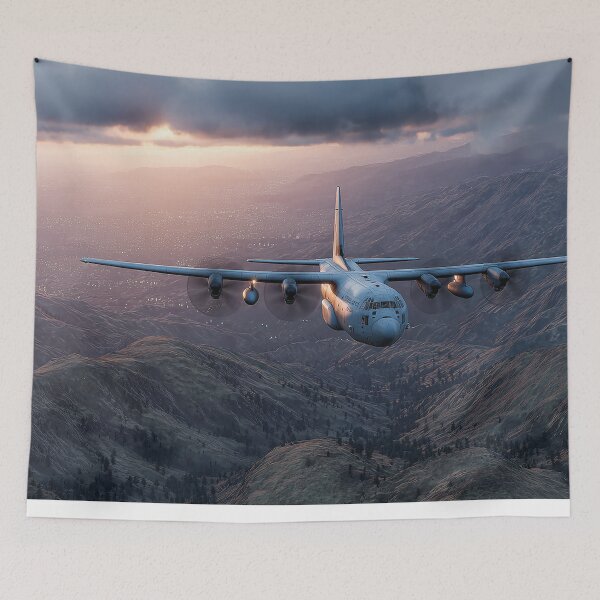 Item preview, Reliable Lockheed Hercules C130 In the Distance designed and sold by Skyframe Aviation.