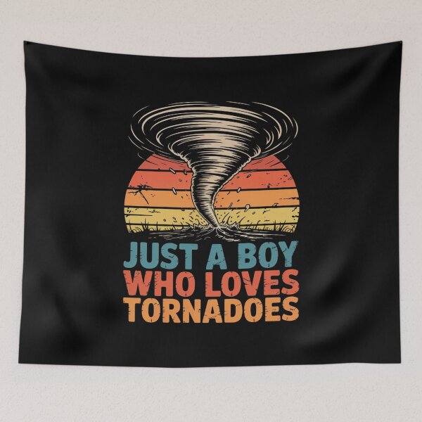 Item preview, Just A Boy Who Loves Tornadoes Tornado Lover Design designed and sold by Gogetgiggles.