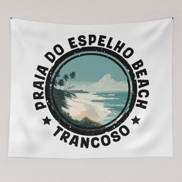 Item preview, Praia do Espelho Beach - Trancoso (with Black Lettering) designed and sold by VelvetRoom.
