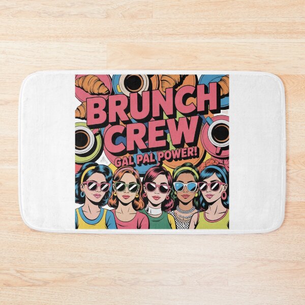 Item preview, Brunch Crew Gal Pal Power Pop Art Galentines Vibes designed and sold by chattsuede.