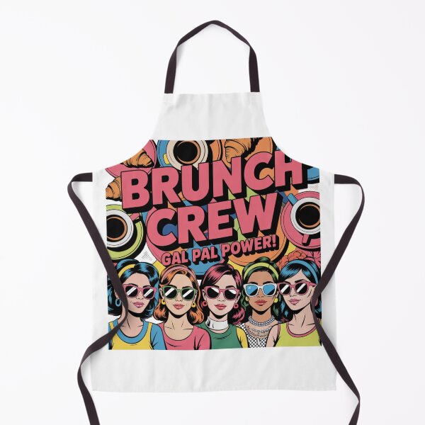 Item preview, Brunch Crew Gal Pal Power Pop Art Galentines Vibes designed and sold by chattsuede.