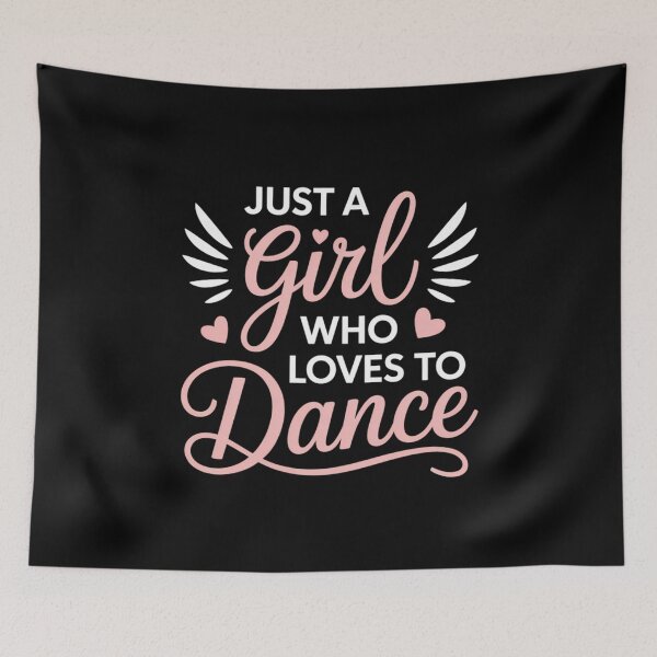 Item preview, Just A Girl Who Loves To Dance Dance Lover Design designed and sold by Gogetgiggles.