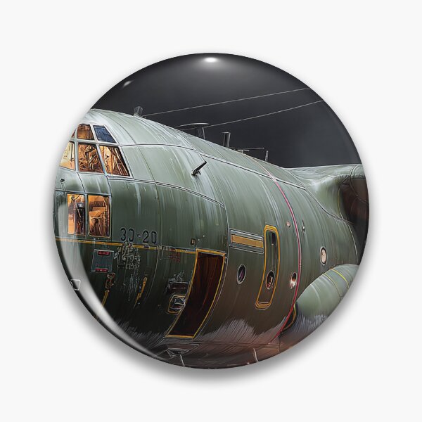 Artikelvorschau, Klassischer C130 Hercules auf dem Rollfeld entworfen und verkauft von Skyframe Aviation.