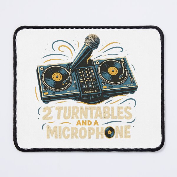 Item preview, "2 TURNTABLES AND A MICROPHONE" RAP QUOTE FOR HIP HOP FANS designed and sold by An Artist To The Fullest.