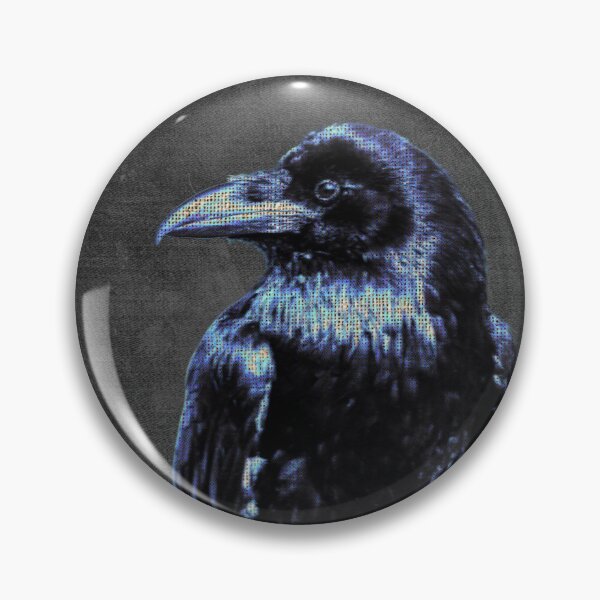 Item preview, Silent Sentinel: Raven on a Dark Rail designed and sold by Kiyo-Arts.