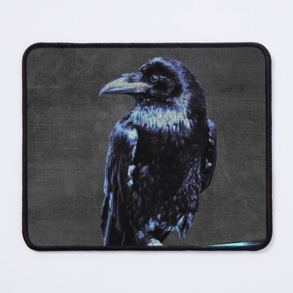 Item preview, Silent Sentinel: Raven on a Dark Rail designed and sold by Kiyo-Arts.