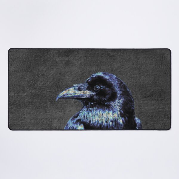 Item preview, Silent Sentinel: Raven on a Dark Rail designed and sold by Kiyo-Arts.