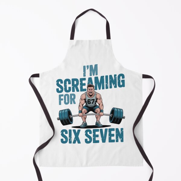 Item preview, Funny Gym Screaming For Six Seven Weightlifter Cartoon Distressed designed and sold by chattsuede.