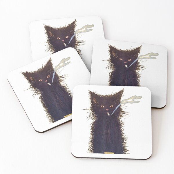 Item preview, Smoking Cat Meme – Funny Cigarette Kitten designed and sold by BASKF.