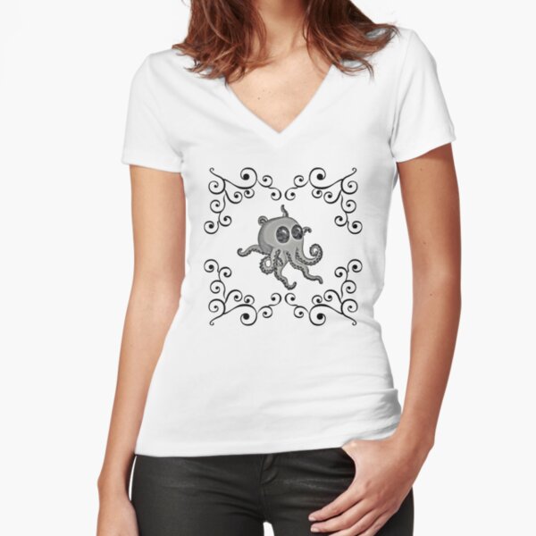 Fitted V-Neck T-Shirt