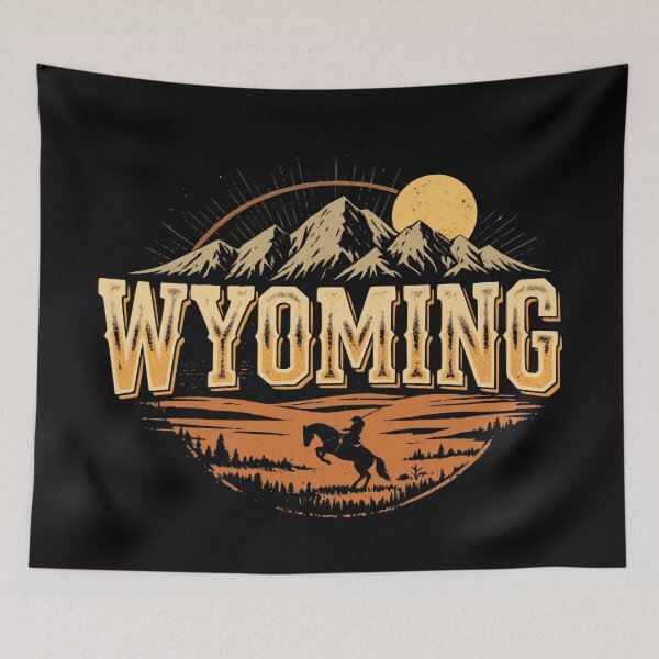Item preview, Vintage Wyoming Cowboy designed and sold by Gustavo Navarro.