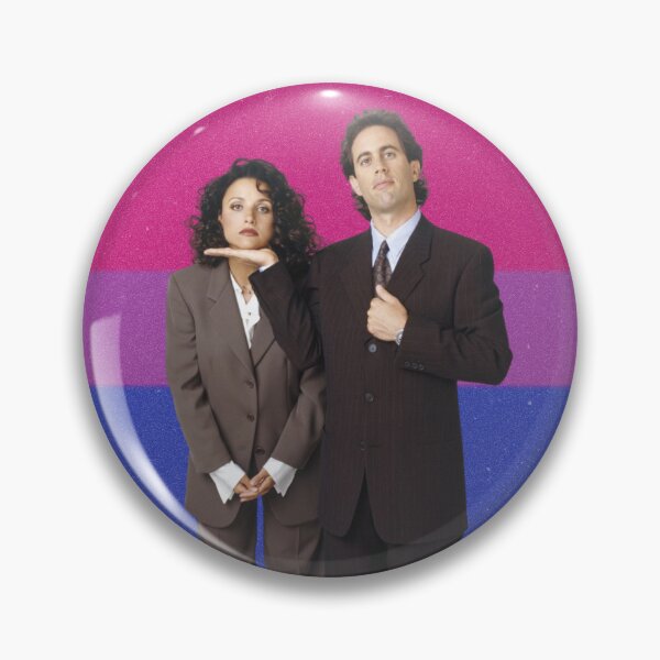 Artikelvorschau, Seinfeld Bisexuellen-Flagge Aufkleber entworfen und verkauft von cowboycaviar7.