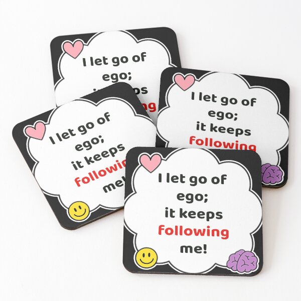 Item preview, Coping Humor – Letting Go of Ego (Trying) – Gift for Spiritual Girlies – Cute Soft Sticker designed and sold by JacobKAurumhead.