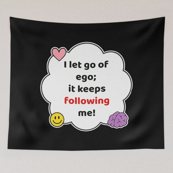 Item preview, Coping Humor – Letting Go of Ego (Trying) – Gift for Spiritual Girlies – Cute Soft Sticker designed and sold by JacobKAurumhead.