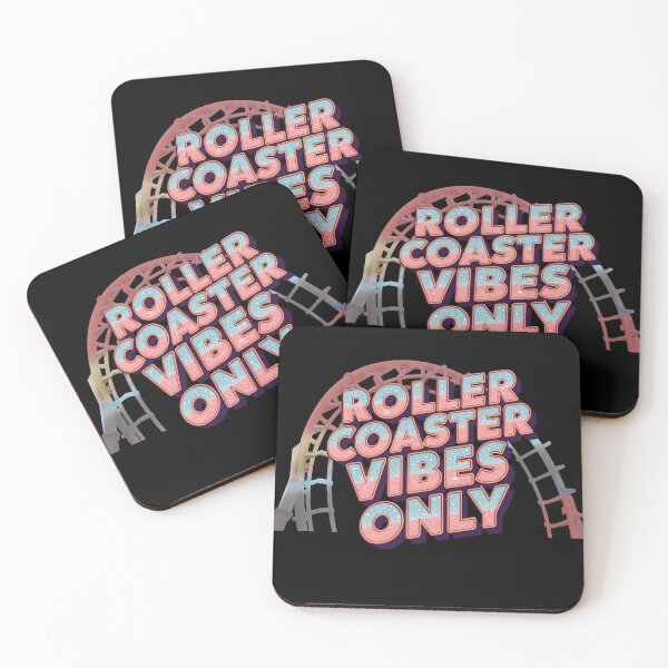 Item preview, ROLLER COASTER VIBES ONLY – Glittery Thrill Ride designed and sold by Coaster Culture Industries.