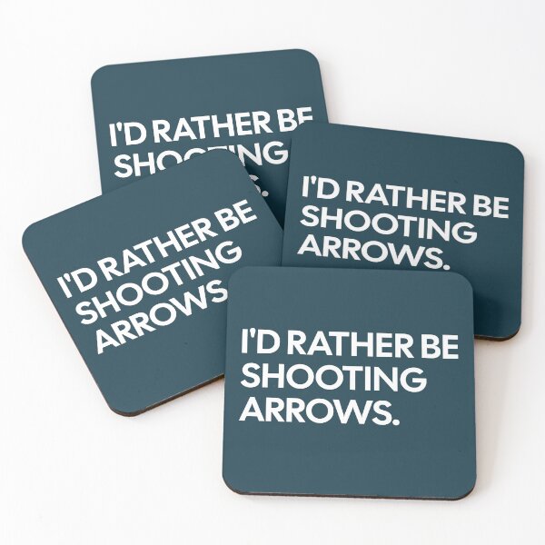 Item preview, I'd Rather Be Shooting Arrows designed and sold by NosandEdgy.